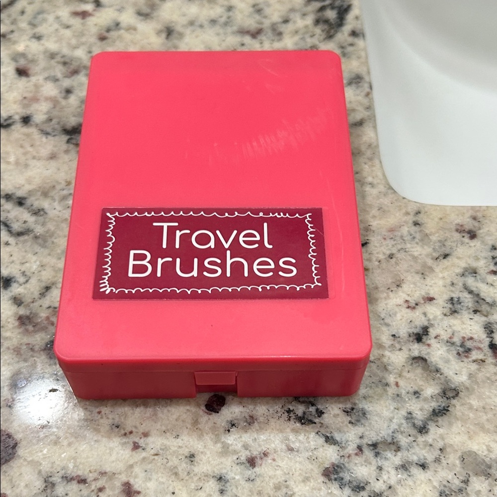 Travel Brushes Pink Makeup Brush Set